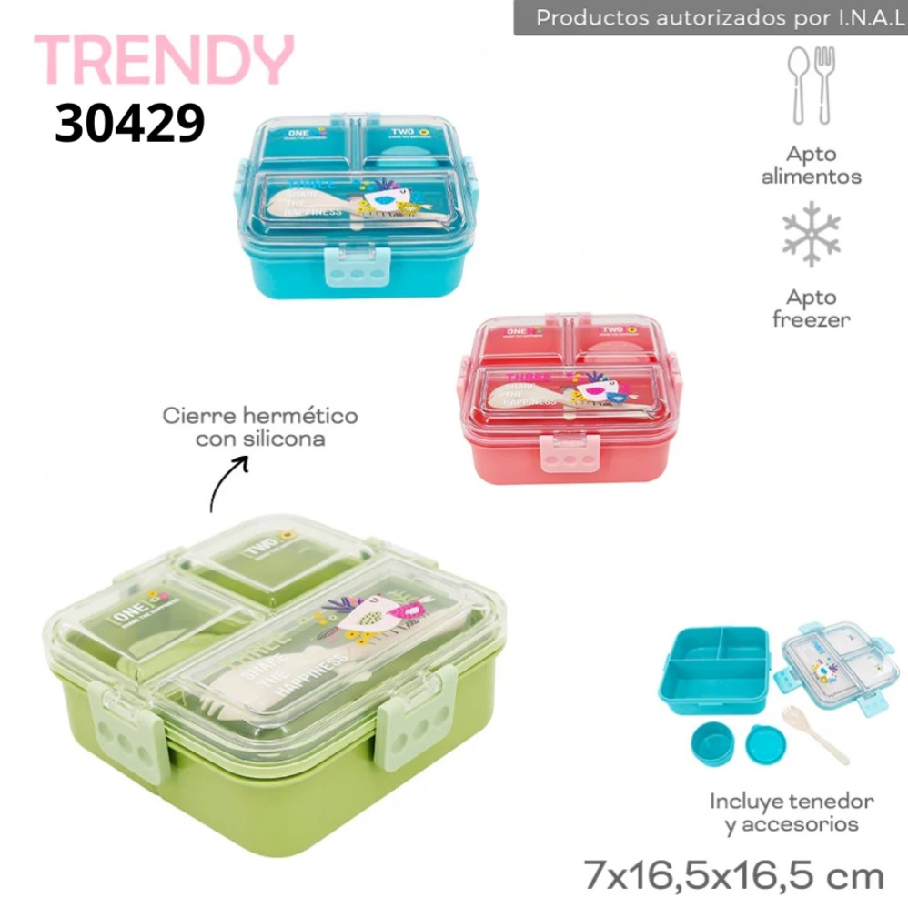 LUNCHERA TRENDY + VASO (L33889)