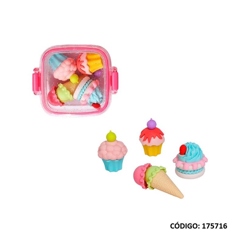 GOMA MULTI PAPER TUPPER SWEET X4 UNIDADES (L175716)