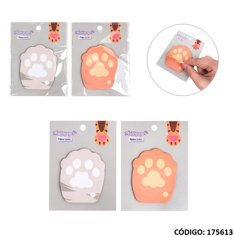 NOTA ADHESIVO MULTIPAPER HUELLA 6X7.2X30hjs. (L175613)