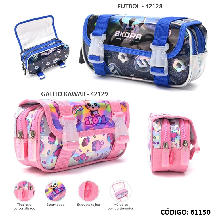 CANOPLA SKORA 2 CIERRES CON SOLAPA (L61150)