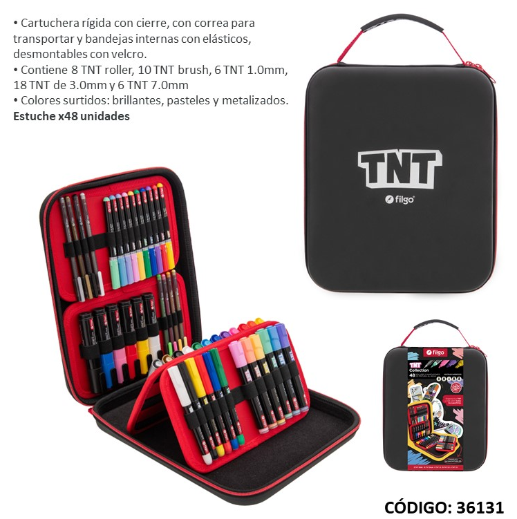 SET FILGO TNT COLLECTION X48 PIEZAS (L36131)
