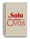 CUADERNO A5 16X21 PAPERLAND ECO TRADICIONAL FRASES RAYADO (L105711)