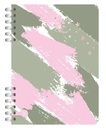 CUADERNO 15X21 REYSA ACUARELA ESPIRAL X80hjs. TAPA DURA RAYADO (L17100)