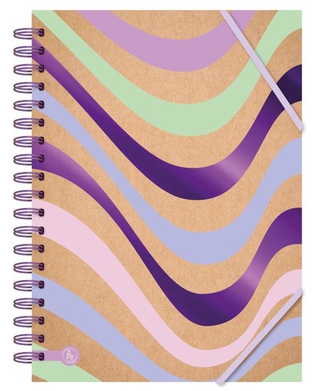 CUADERNO 20X28 REYSA KRAFTY ESPIRAL X100hjs. TAPA DURA RAYADO (L17125)
