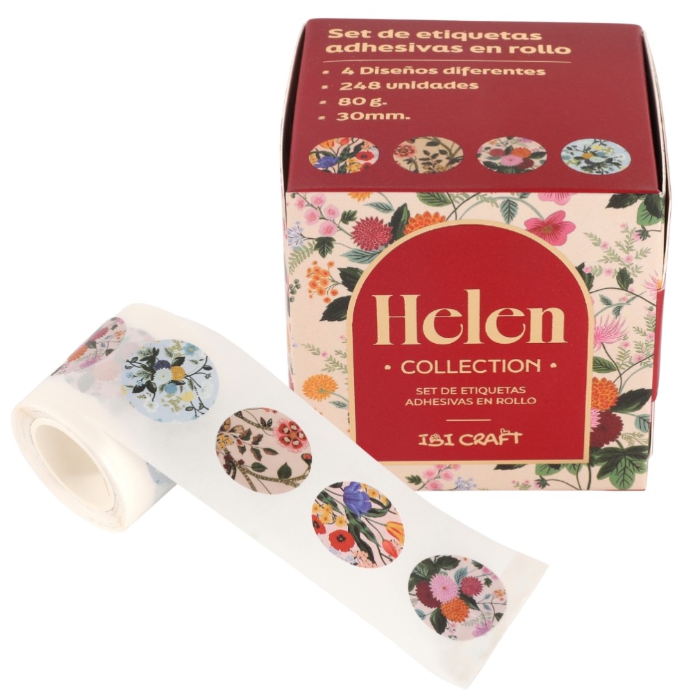 ETIQUETA ROLLO ADHESIVAS IBI CRAFT HELEN (L354300)