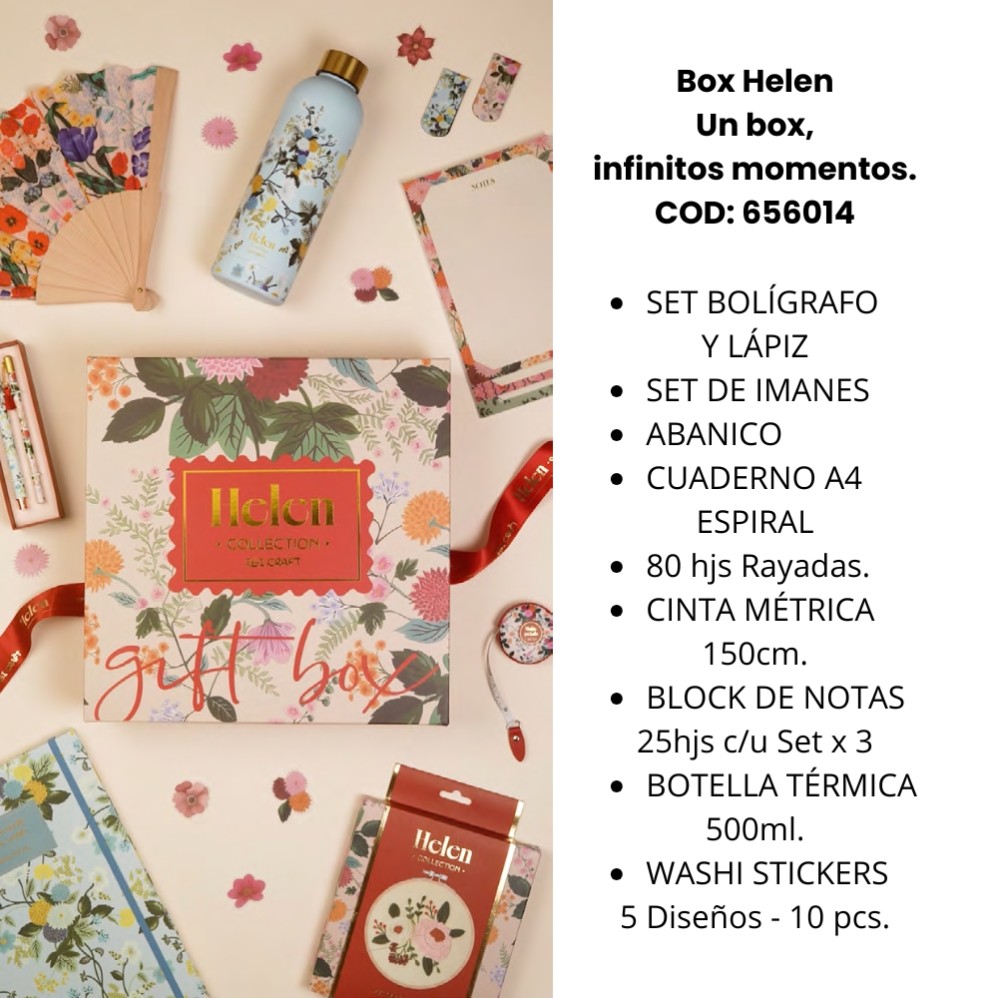 BOX IBI CRAFT HELEN 9 ELEMENTOS (L192231)