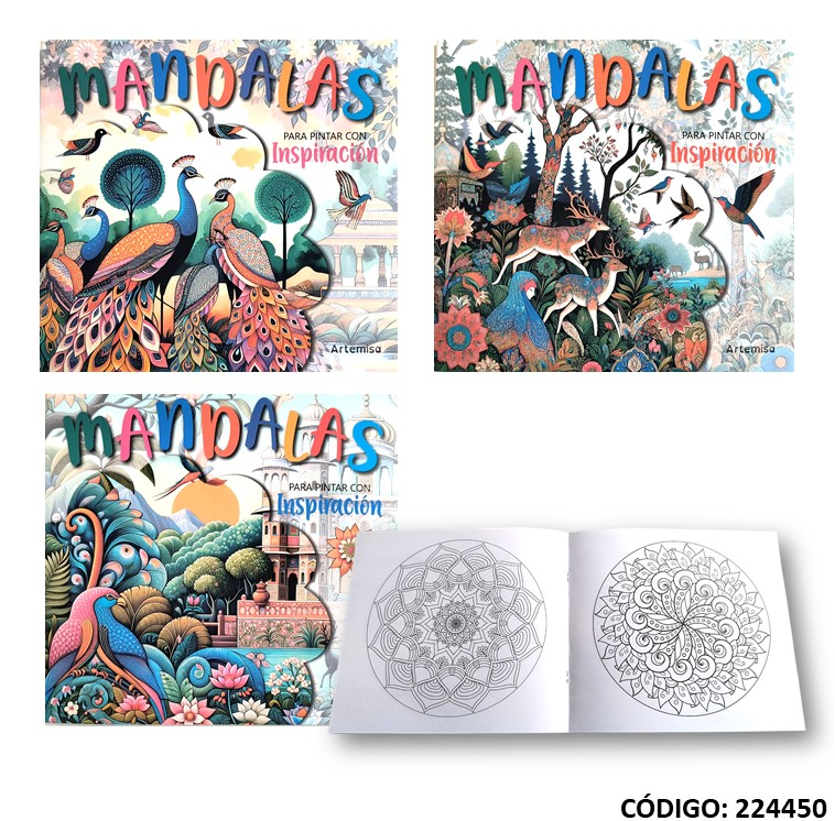 MANDALAS PARA PINTAR CON INSPIRACION (LIR224450)
