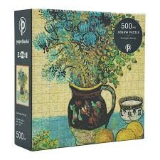 PUZZLE  500 PIEZAS PAPERBLANKS NATURALEZA MUERTA DE VAN GOGH (P714004)