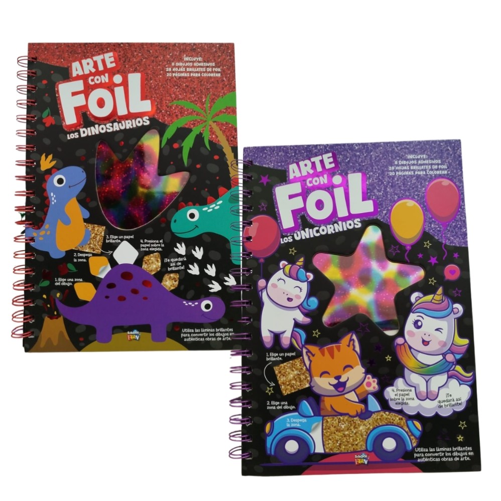 LIBRO SCHOOL ARTE CON FOIL (LIR35652)