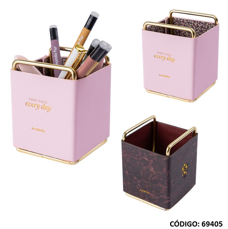 PORTALAPIZ FW METAL + CUERO MALBEC (L69405)