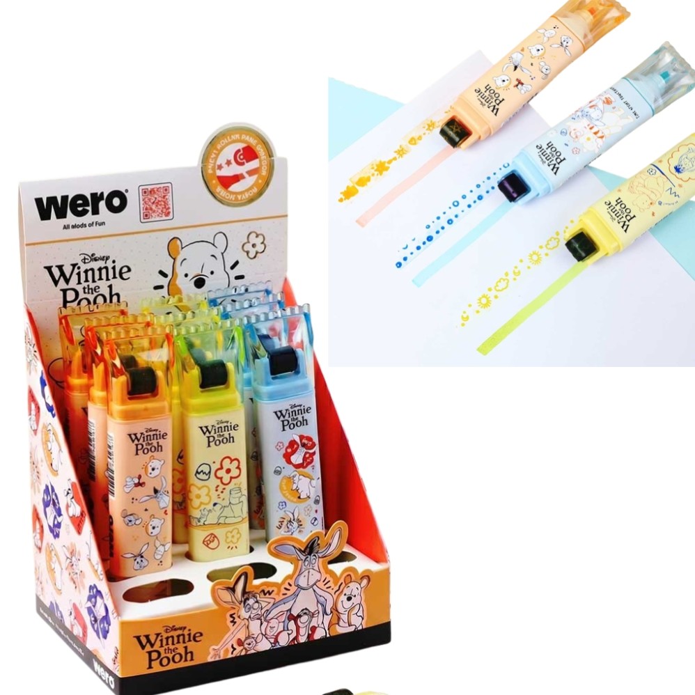 RESALTADOR WERO WINNIE POOH DOBLE PUNTA + SELLO (L35753)