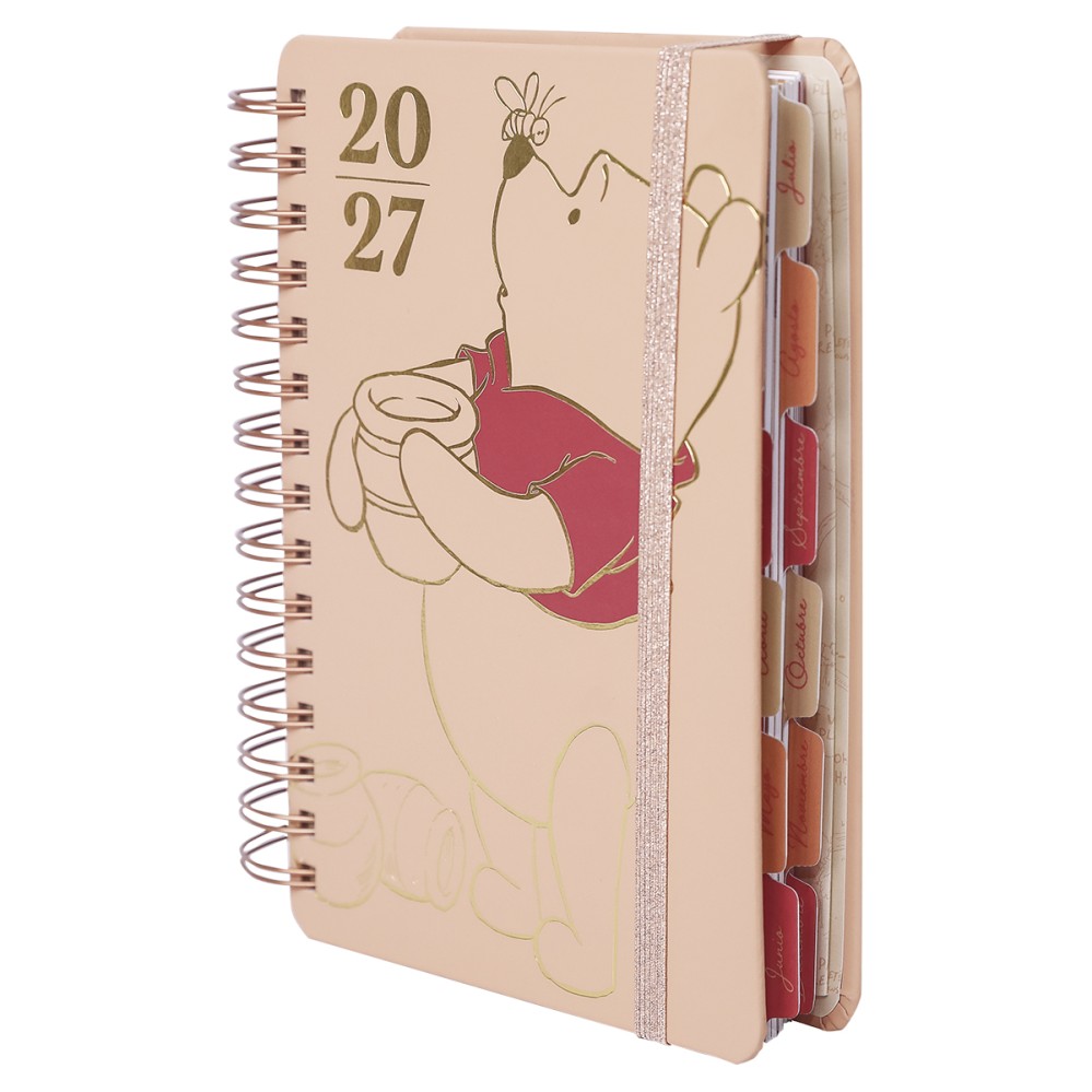 AGENDA 2027 MOOVING 14X20 ESPIRALADA WINNIE THE POOH (L35926)
