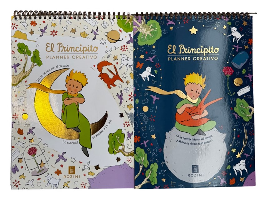 LIBRETA A4 CON ESPIRAL ROZINI EL PRINCIPITO X70hjs. RAYADO (L130380)