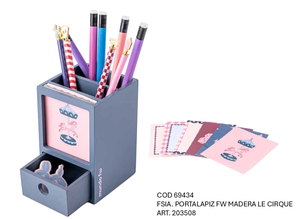 POTALAPIZ FW DE MADERA LE CIRQUE (L69434)