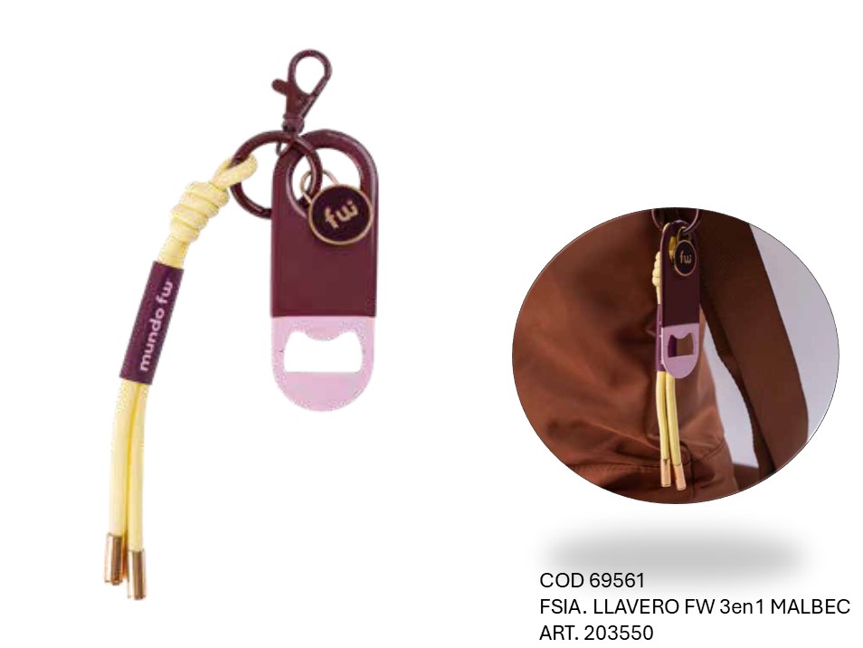 LLAVERO FW 3 EN 1 MALBEC (R69561)