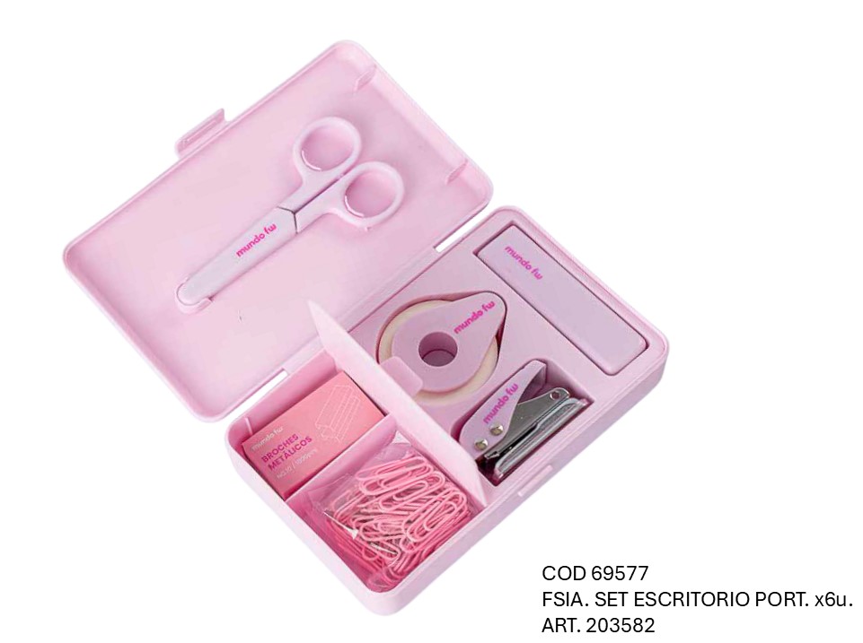 SET DE ESCRITORIO X6 UNIDADES (L69577)