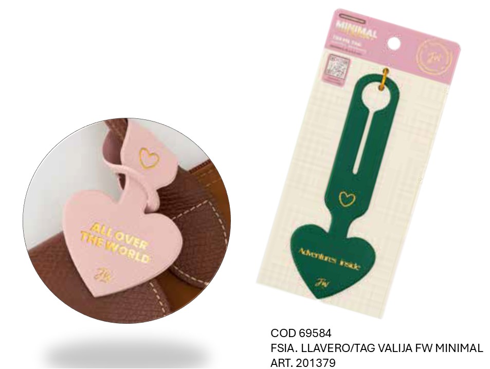 LLAVERO TAG VALIJA FW MINIMAL (R69584)