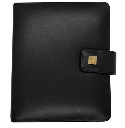 AGENDA 2027 N6 CITANOVA DIARIA CUERO VACA SUPERIOR CON BROCHE NEGRO (L4056)