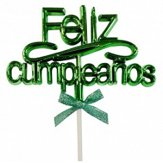 CARTEL FELIZ CUMPLEAÑOS PARA TORTA (L24373)