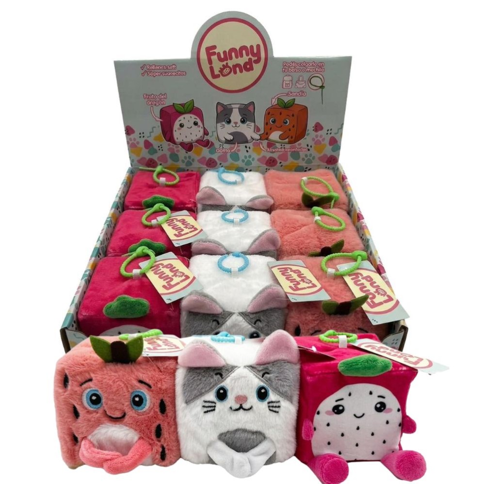 PELUCHE SQUEZZE 8cm. FUNNYLAND (J35886)