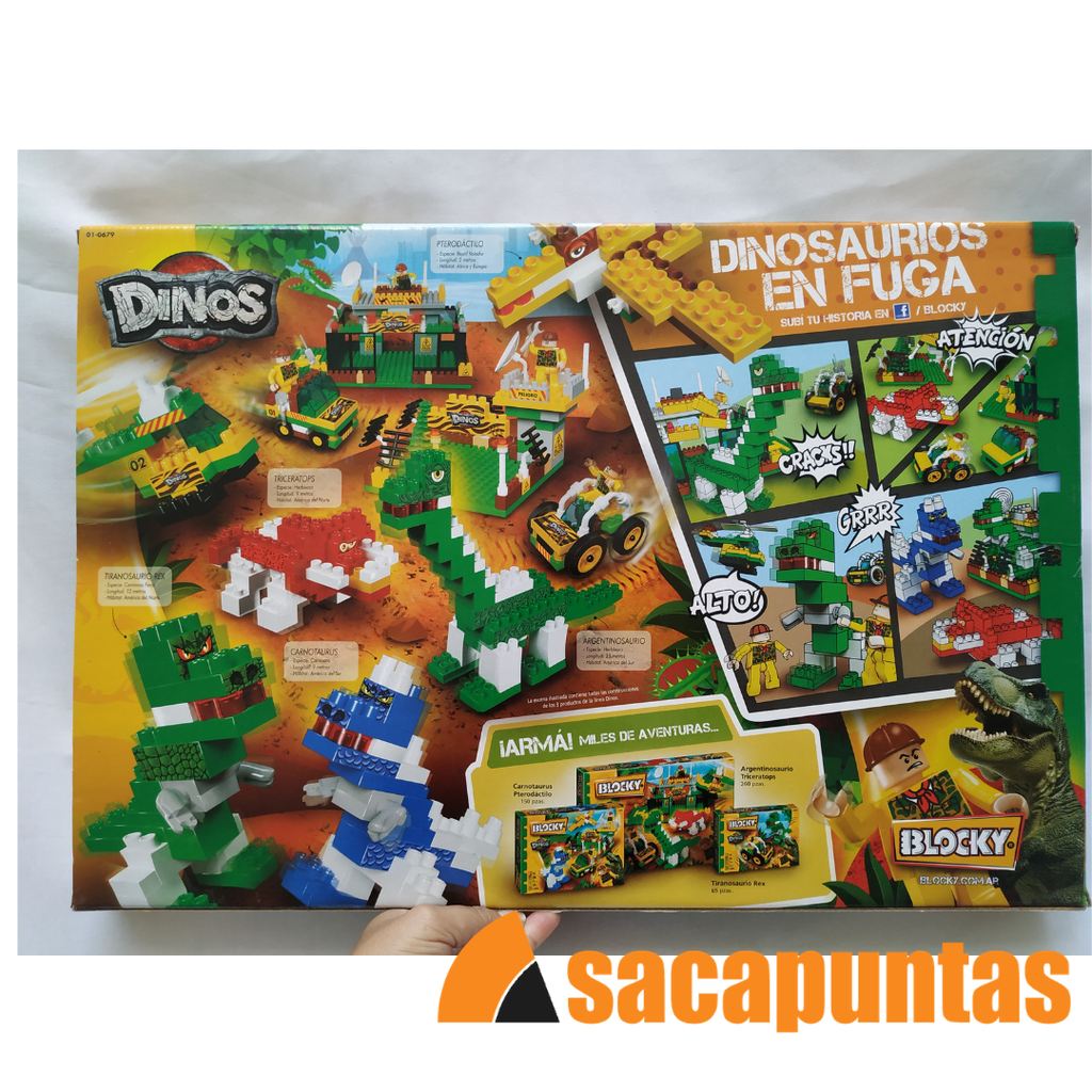 RASTI DINOSAURIO 260 PIEZAS BLOCKY (J17638)