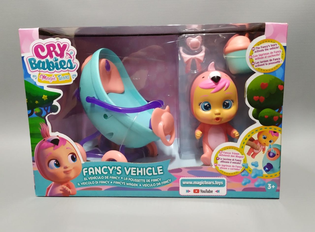 CRY BABIES MAGIC TEARS COCHE CON MUÑECO (J19038)