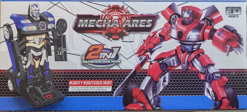 AUTO TRANSFORMABLE CON LUZ (J19518)