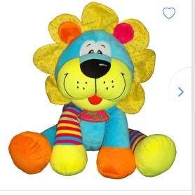 PELUCHE LEON MULTICOLOR 60CM (J21522)