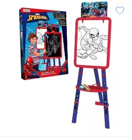 PIZARRON EN ATRIL BIFAZ SPIDERMAN (J32523)