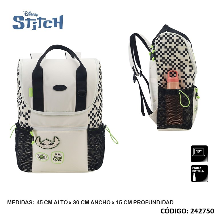 MOCHILA LSD 19 DISNEY STITCH (L242750)