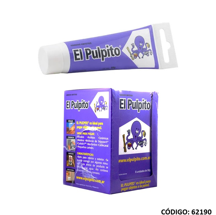 ADHESIVO EL PULPITO 50grs. (L62190)