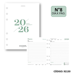 [L92130] AGENDA REPUESTO 2026 NEXT WORK N8 DIARIA UNIVERSITY (L92130)