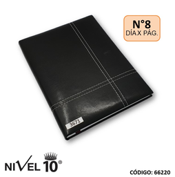 [L66220] AGENDA 2026 N8 DIA POR HOJA ENCUADERNADA COSTURADA (L66220)