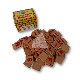 [L165510] DIDACTICO LETRA ABECEDARIO MADERA Cajax100un (L165510)