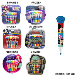 [L305170] MARCADOR CON SELLO CRESKO X6 UNIDADES (L305170)