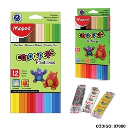 [L87080] PLASTILINA MAPED 20grs. X12 UNIDADES (L87080)