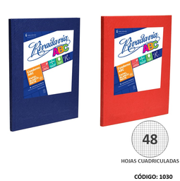 CUADERNO ABC RIVADAVIA TAPA DURA CUADRICULADO x 48h (L1030)