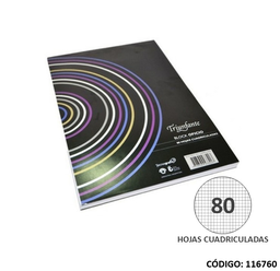 [L116760] BLOCK OFICIO TRIUNFANTE CUADRICULADO  80hjs. (L116760)