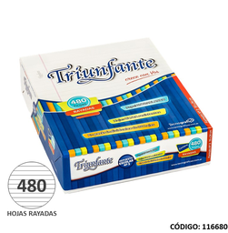 [L116680] REPUESTO N3 TRIUNFANTE RAYADO x480hjs. (L116680)