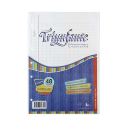 [L116740] REPUESTO A4 TRIUNFANTE CUADRICULADO x 48hjs. (L116740)