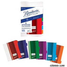 [L1190] CARATULA N3 RIVADAVIA X6 UNIDADES  (L1190)