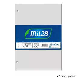 [L195020] REPUESTO CALCAR MIL28 OFICIO  N5  x 8hj (L195020)