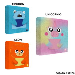 [L237200] CARPETA 3A CARTONE BIG LIFE PELUCHE (L237200)