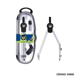 [L34800] COMPAS PIZZINI TECNICO CON ADAPTADOR (L34800)