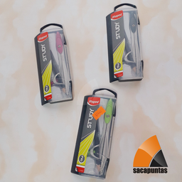 [L87440] COMPAS MAPED METAL CON LAPIZ (L87440)