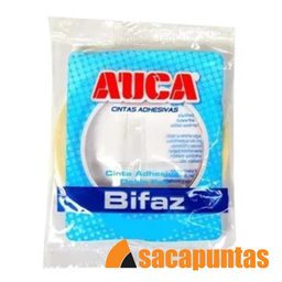 [L2660800] CINTA ADHESIVA AUCA DOBLE FAZ 24 MM x 25 METROS (L2660800)