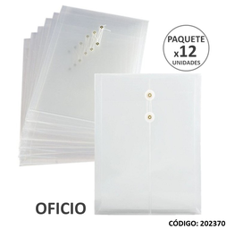 [L202370] SOBRES POLIPROPILENO CON HILO OFICIO (L202370)