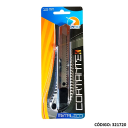 [L321720] TRINCHETA ESTILETE 18 mm. EZCO METALICO CON GUIA  (L321720)