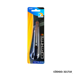 [L321710] TRINCHETA ESTILETE  9 mm EZCO METALICO CON GUIA (L321710)