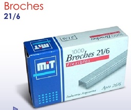 [L137020] BROCHES PARA MAQUINA MIT Nº 21/6 x 1000 (L137020)